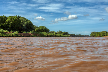 Image showing Omo River, Ethiopia, Africa wilderness