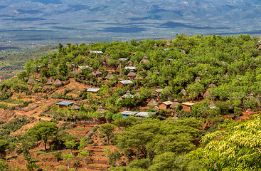 Image showing Konso tribe village in Karat Konso, Ethiopia