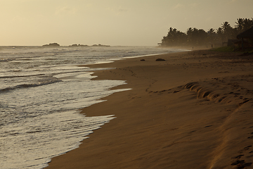 Image showing Ocean sunset