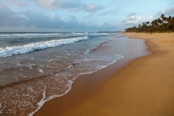 Image showing Ocean sunset