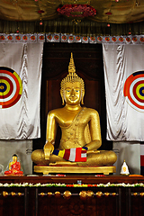 Image showing Buddha statue in temple