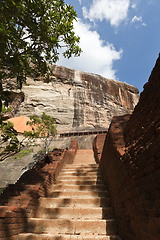 Image showing Stairs at Sigiriya