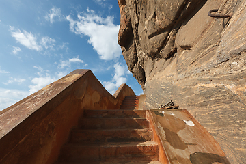 Image showing Stairs at Sigiriya