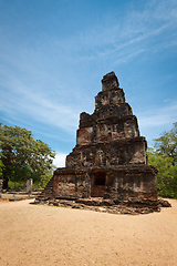 Image showing Satmahal Prasada. Quadrangle, Polonnaruwa, Sri Lanka