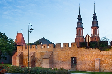 Image showing Town fortification in Opole