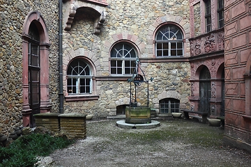 Image showing Courtyard of Castle Ksiaz