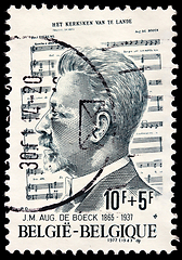 Image showing August De Boeck stamp