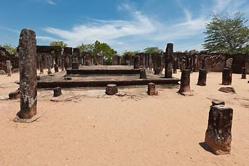 Image showing Ruins. Ancient city of Polonnaruwa. Sri Lanka