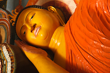 Image showing Reclining Buddha Image