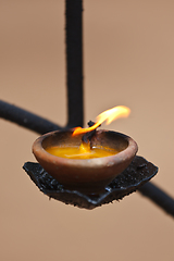 Image showing Burning lampion