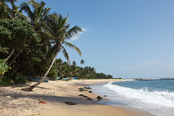 Image showing Idyllic beach. Sri Lanka