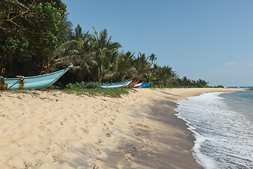 Image showing Idyllic beach. Sri Lanka