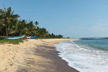 Image showing Idyllic beach. Sri Lanka