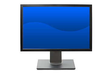 Image showing Computer monitor isolated