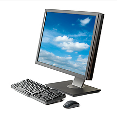 Image showing Computer workstation isolated