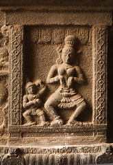 Image showing Bas reliefs in Hindue temple. Arunachaleswar Temple. Thiruvannam