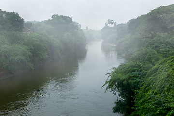 Image showing River in fog