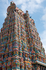 Image showing Hindu temple tower