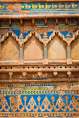 Image showing Wall ornaments. Gwalior Fort