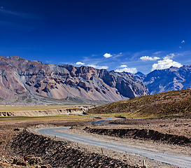 Image showing Manali-Leh road