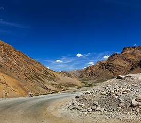 Image showing Manali-Leh road