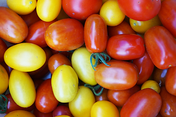 Image showing fresh tomatoes texture