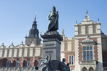 Image showing Monument of Adam Mickiewicz, Krakow