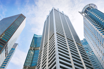 Image showing Singapore business office buildings architecture