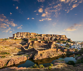 Image showing Mehrangarh Fort, Jodhpur, Rajasthan, India