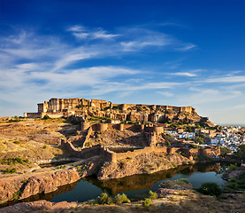 Image showing Mehrangarh Fort, Jodhpur, Rajasthan, India