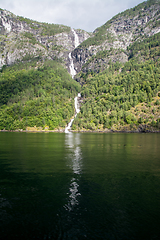 Image showing Naeroyfjord, Sogn og Fjordane, Norway