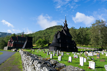 Image showing Borgund Stave Church, Sogn og Fjordane, Norway