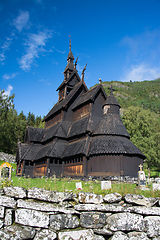 Image showing Borgund Stave Church, Sogn og Fjordane, Norway