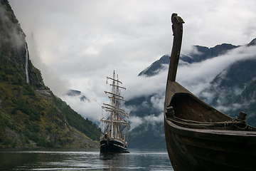 Image showing Gudvangen, Sogn og Fjordane, Norway