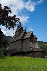 Image showing Hopperstad Stave Church, Sogn og Fjordane, Norway