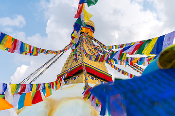 Image showing Boudhanath Stupa in Kathmandu, Nepal