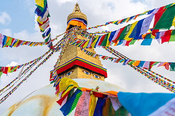 Image showing Boudhanath Stupa in Kathmandu, Nepal