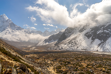 Image showing Ama Dablam summit in Himalayas Nepal