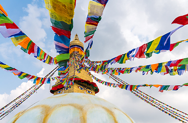 Image showing Boudhanath Stupa in Kathmandu, Nepal