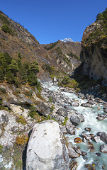 Image showing Rocky River or stream in the Himalayas