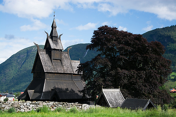 Image showing Hopperstad Stave Church, Sogn og Fjordane, Norway