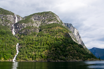 Image showing Naeroyfjord, Sogn og Fjordane, Norway