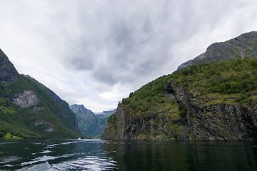 Image showing Naeroyfjord, Sogn og Fjordane, Norway