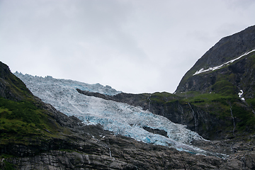 Image showing Boyabreen Glacier, Fjaerland, Norway