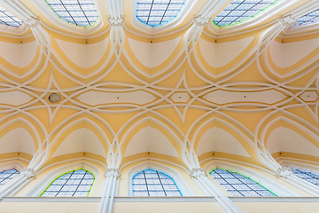 Image showing Decorative ceiling in the Cathedral Kutna Hora