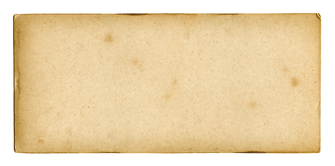 Image showing Old parchment paper. Banner texture