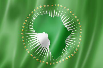 Image showing African Union flag