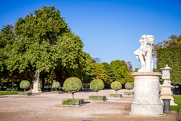 Image showing Tuileries Garden, Paris, France