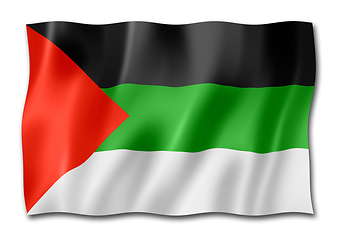 Image showing Arabic langage flag isolated on white
