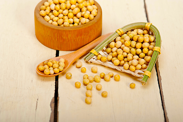 Image showing organic soya beans